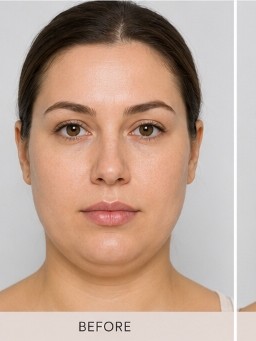Before Fat Dissolving Treatment