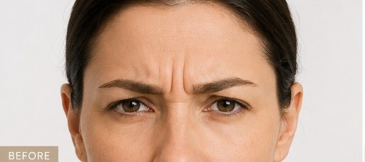 Before Upper Face Anti-Wrinkle