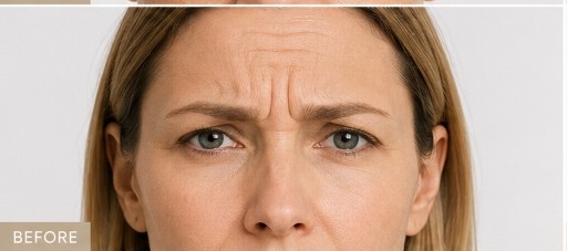 Before Upper Face Anti-Wrinkle