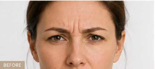 Before Upper Face Anti-Wrinkle