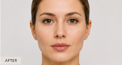 After Jawline Contouring
