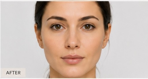 After Jawline Contouring