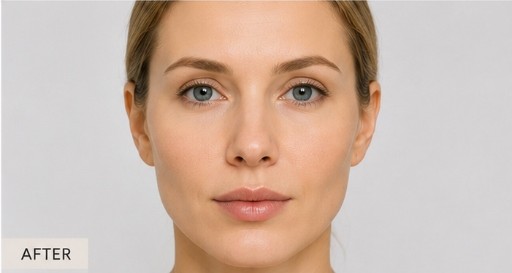After Jawline Contouring